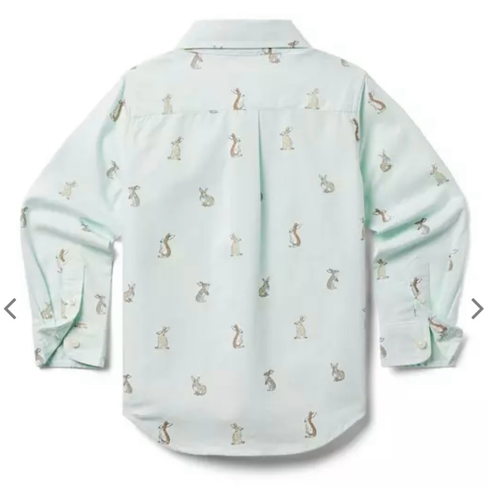 Janie and Jack 3T Boys Pastel Button Down Easter Shirt Spring Outfit - Picture 2 of 8